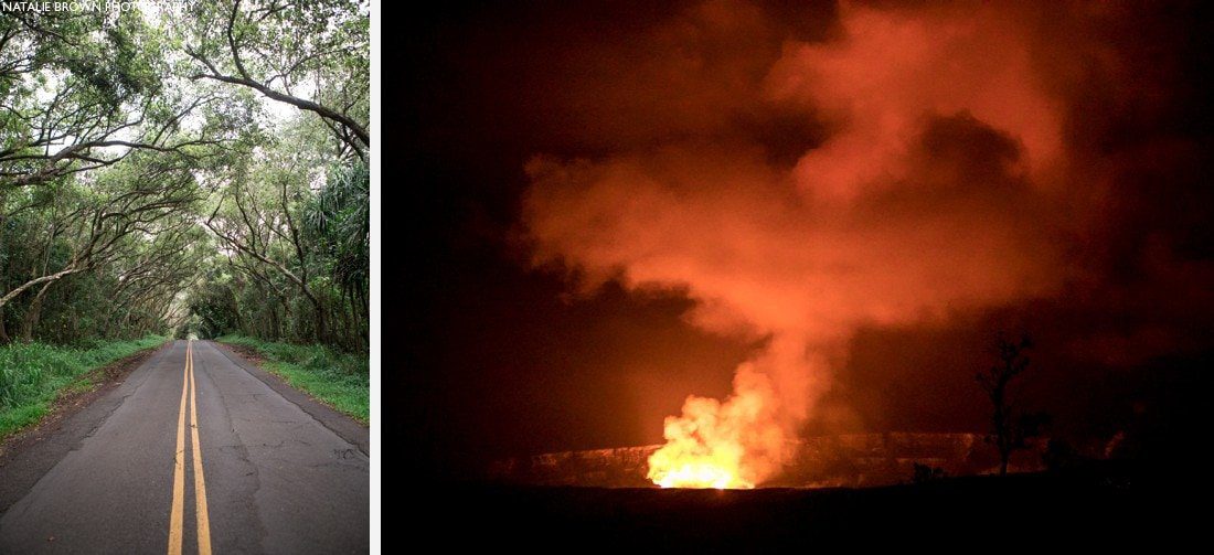 big island lava flow