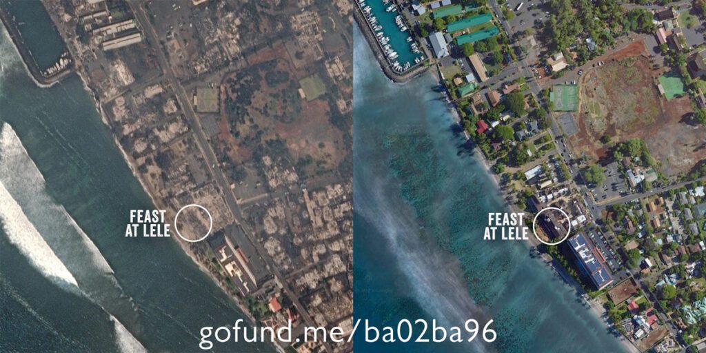 Feast at Lele fire relief