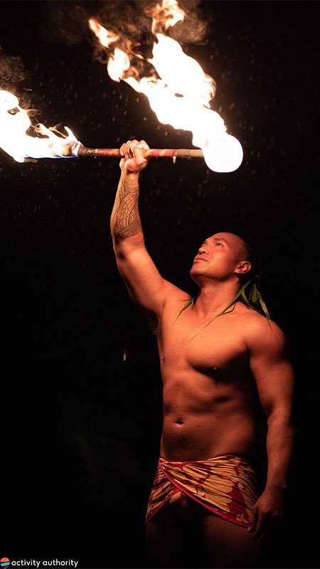 Feast and Fire Luau Fire Dance