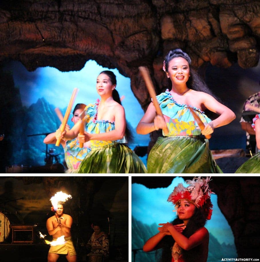 Hyatt luau show