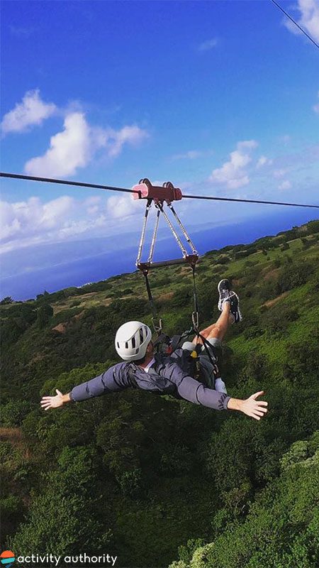 Kapalua Zipline Zipping