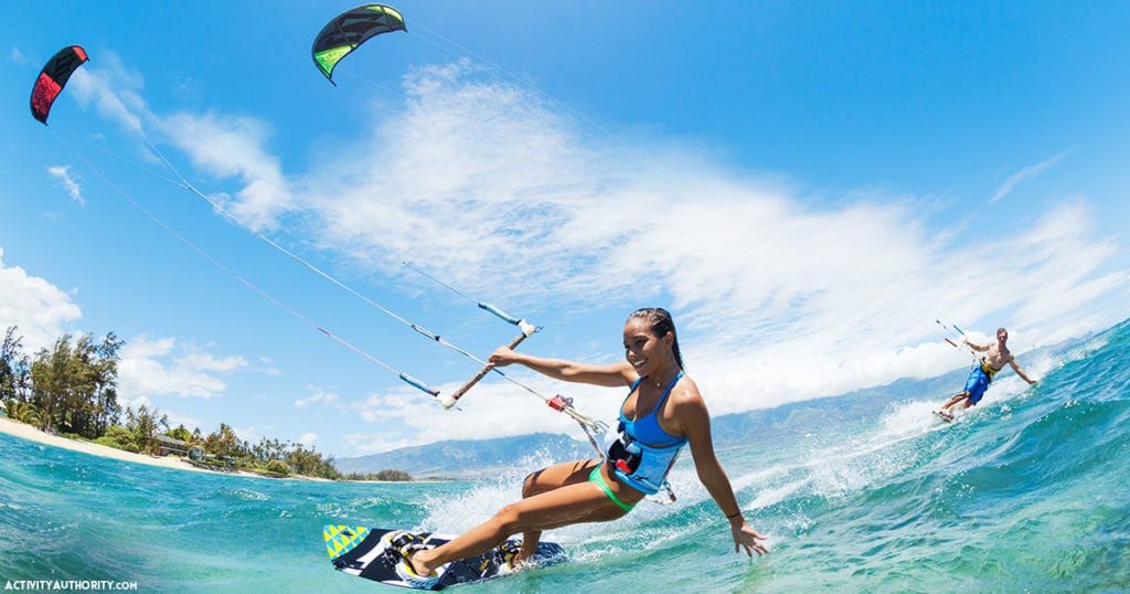 kite surfing
