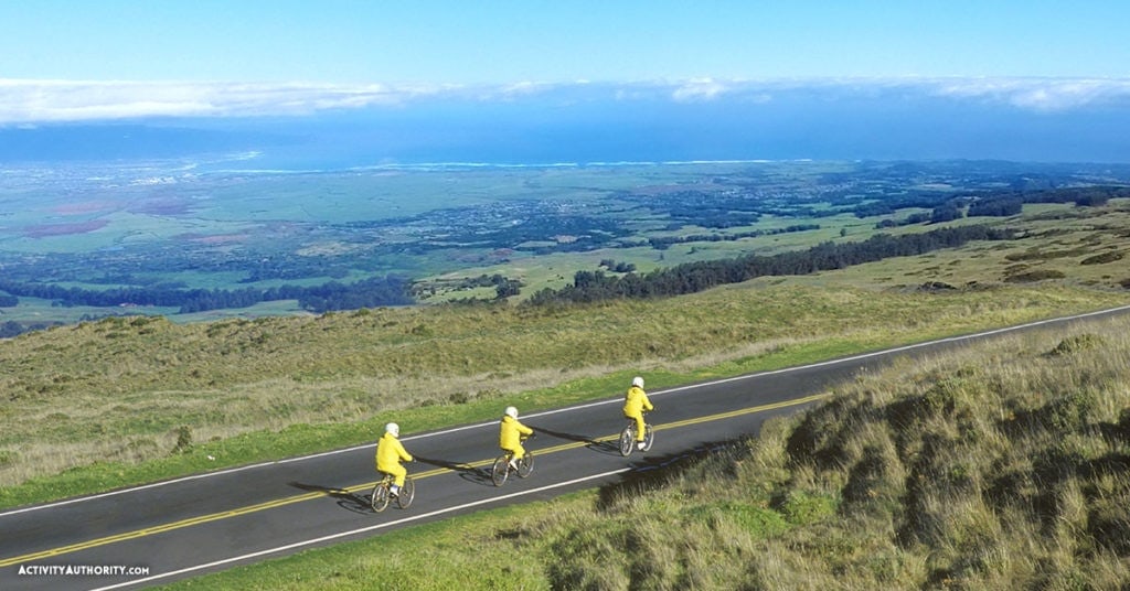 Maui bike ride views