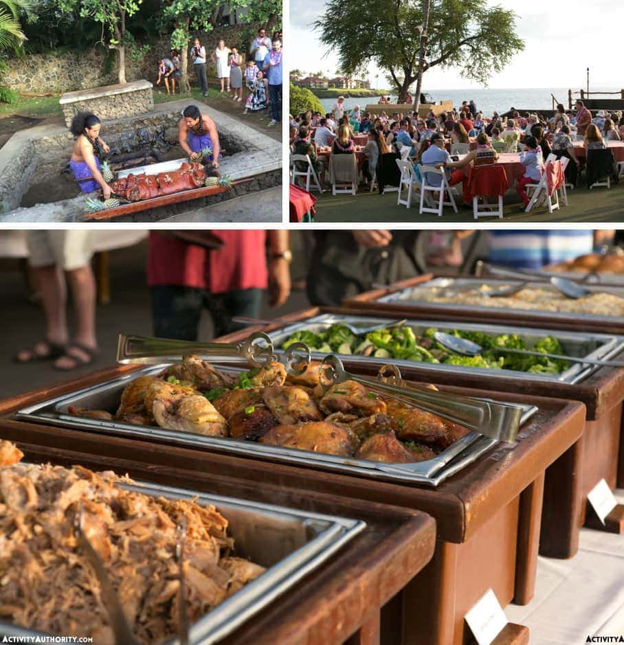 Maui luau feast