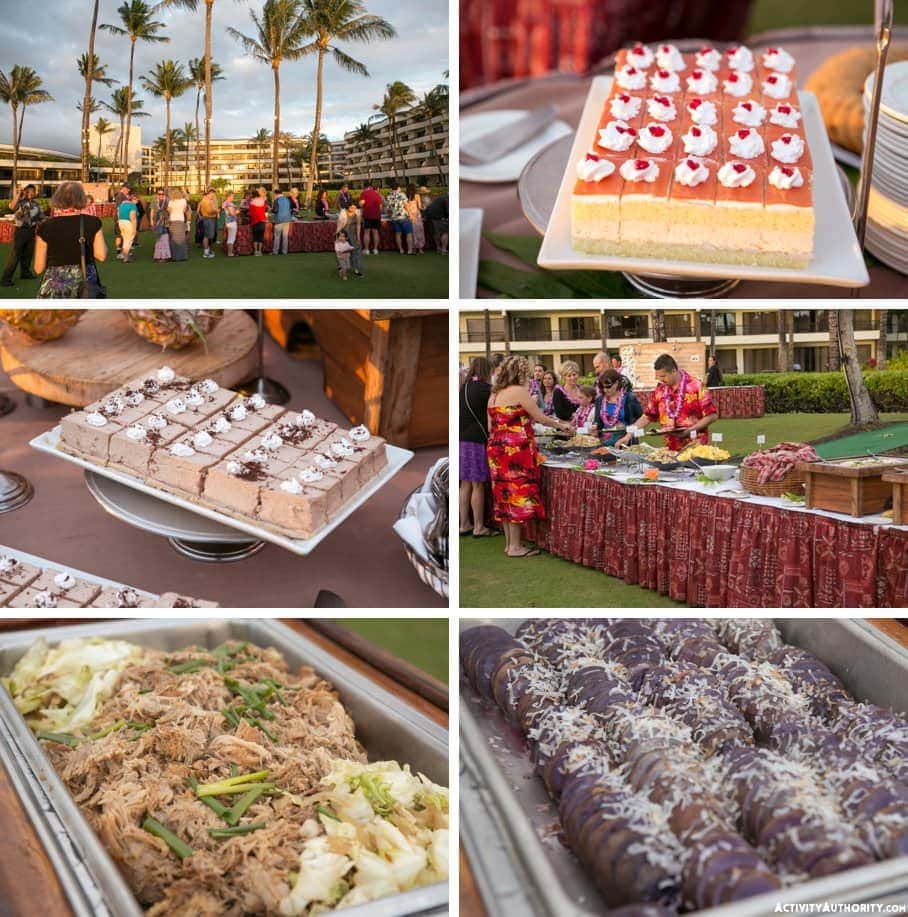 sheraton luau feast